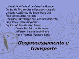 GeoprocesamentoeTransportes