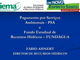 FUNDÁGUA - Programa Produtor de Água