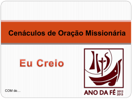 COMJaneiro2013 - Missionários Combonianos