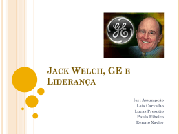 Liderança - Jack Welch