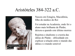 Aristóteles 384/3-322 a.C.