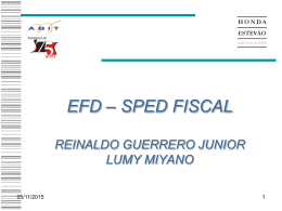 sped fiscal