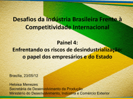 Desafios da Indústria Brasileira Frente à Competitividade