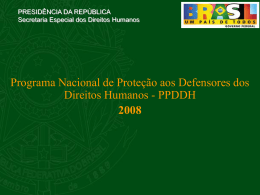 Estrutura do PPDDH