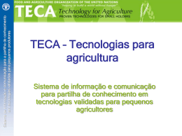 TECA – Technologies for agriculture