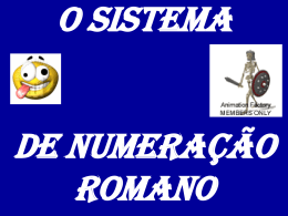 numeração romana