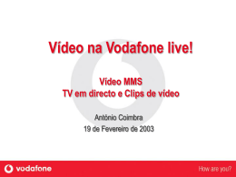 Vídeo MMS - Vodafone