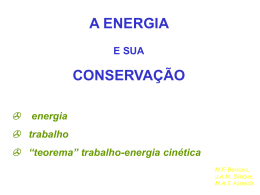 a energia e sua conservação - Instituto de Física / UFRJ