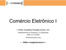 Comercio Eletronico I - Complemento