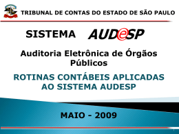 Módulo I - Slides - Tribunal de Contas do Estado de São Paulo
