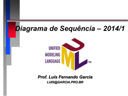 UML - Diagrama de Sequência - Prof. Dr. Luis Fernando Garcia