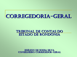 Corregedoria-Geral - TCE-RO