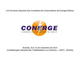 Conselho de Consumidores da COELCE - Região Nordeste