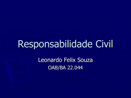aula Responsabilidade Civil