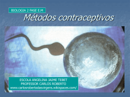 Métodos contraceptivos - carlosrobertodasvirgens