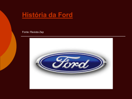 Hist Ford - carro raro