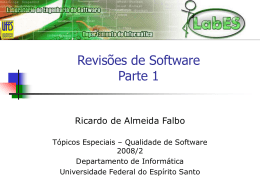 Revisões de Software - Parte 1