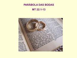 Parabolas de Mateus 22 Bodas