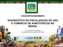 diagnostico fiscalizacao agrotoxicos no brasil