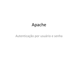 04 autenticação Apache
