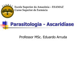 Ascaridiase-2014 - Página inicial