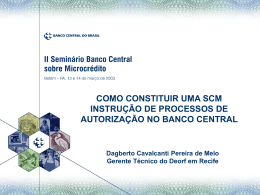 1. Introdução - Banco Central do Brasil