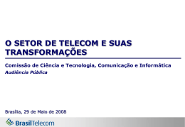 Apresentação Brasil Telecom 29 de maio