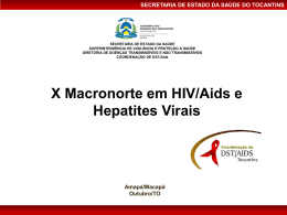 Baixe o arquivo - Departamento de DST, Aids e Hepatites Virais