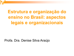 Estrutura e organização do ensino no Brasil, após a LDB/1996