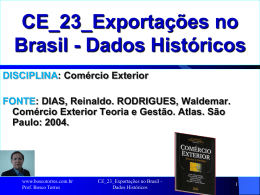 CE_23_Exportacoes_no_Brasil_Dados_Historicos