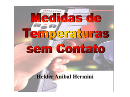 Medidas de Temperaturas sem Contato