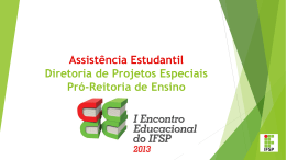08_DPE_Assistencia Estudantil _ Encontro Educacional - IFSP-PRC