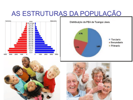 AS ESTRUTURAS DA POPULAÇÃO