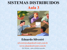 SD-Aula003 - Professor Eduardo Silvestri