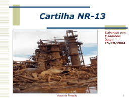Cartilha NR-13.