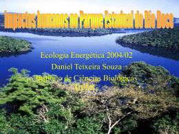 Apresentação do PowerPoint - Ecologia e Gestão Ambiental