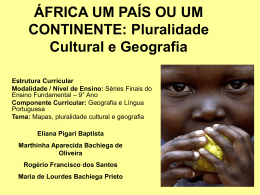ÁFRICA UM PAÍS OU UM CONTINENTE