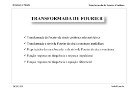 Transformada de Fourier Contínua