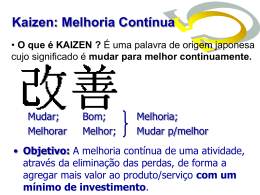 Kaizen - osmar veras araujo