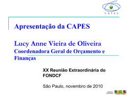 Palestra apresentada por Lucy Anne Vieira de Oliveira