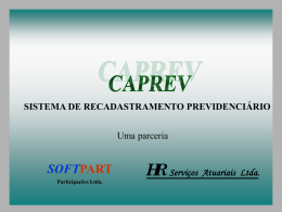 - Apresentação do CAPREV