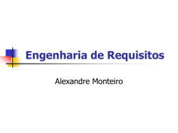 Engenharia de Requisitos - [Documento de Visão]
