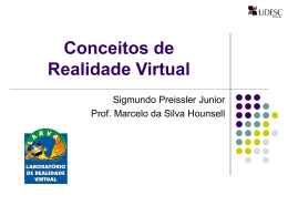 Conceitos de Realidade Virtual e tecnologias - WWW2