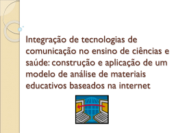 Integração de tecnologias de comunicação no ensino de