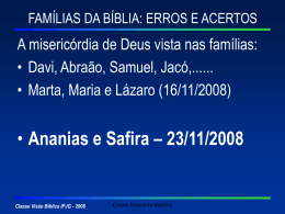 A Família de Ananias e Safira