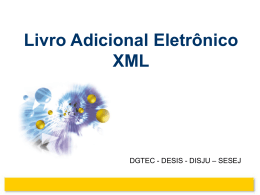 XML - Corregedoria Geral da Justiça do Estado do Rio de Janeiro