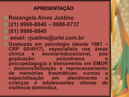 APRESENTAÇÃO Rozangela Alves Justino (21) 9966-8840