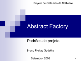 Abstract Factory - (LES) da PUC-Rio
