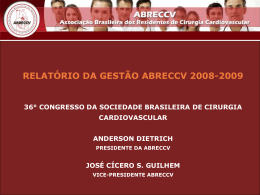 Veja o resumo da Gestão - Sociedade Brasileira de Cirurgia