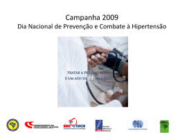 Dia Nacional de Prevenção e Combate à Hipertensão